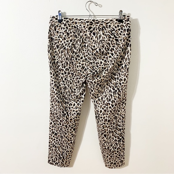 J. Crew Factory Stretch Cotton Blend City Fit Cheetah Animal Print Pants 🐆 - Picture 4 of 9